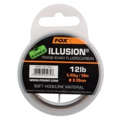 Fox Edges Illusion Fluorocarbon, Trans Khaki