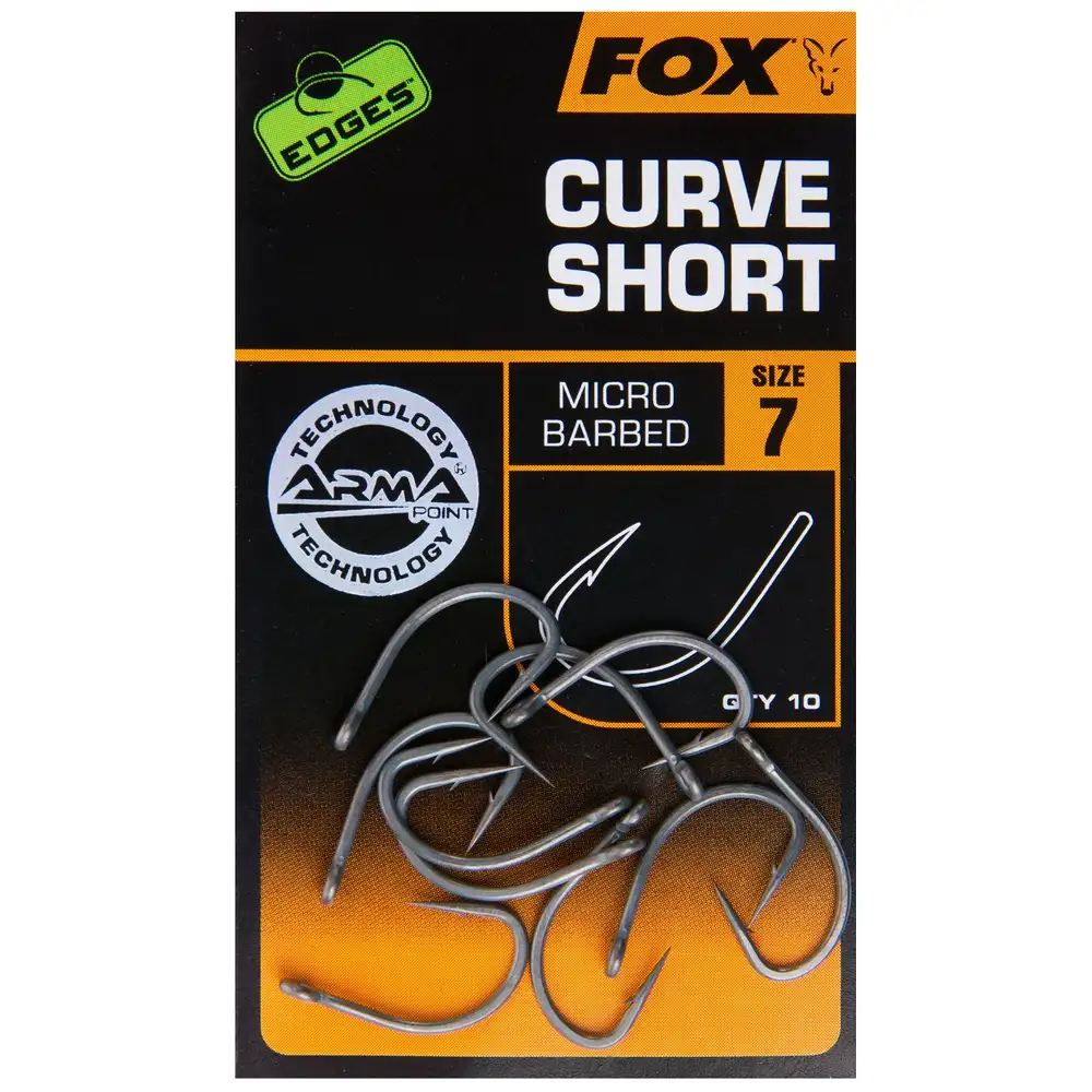Fox Edges Curve Shank Haken, Kurz 3 Fox Edges Curve Shank Haken, Kurz