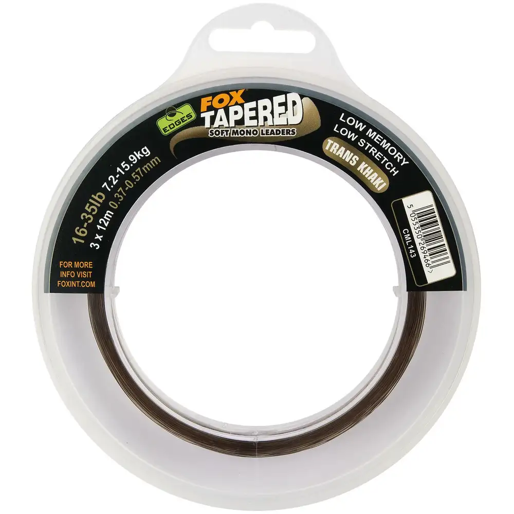 Fox Edges Tapered, Weiches Mono 3 Fox Edges Tapered, Weiches Mono