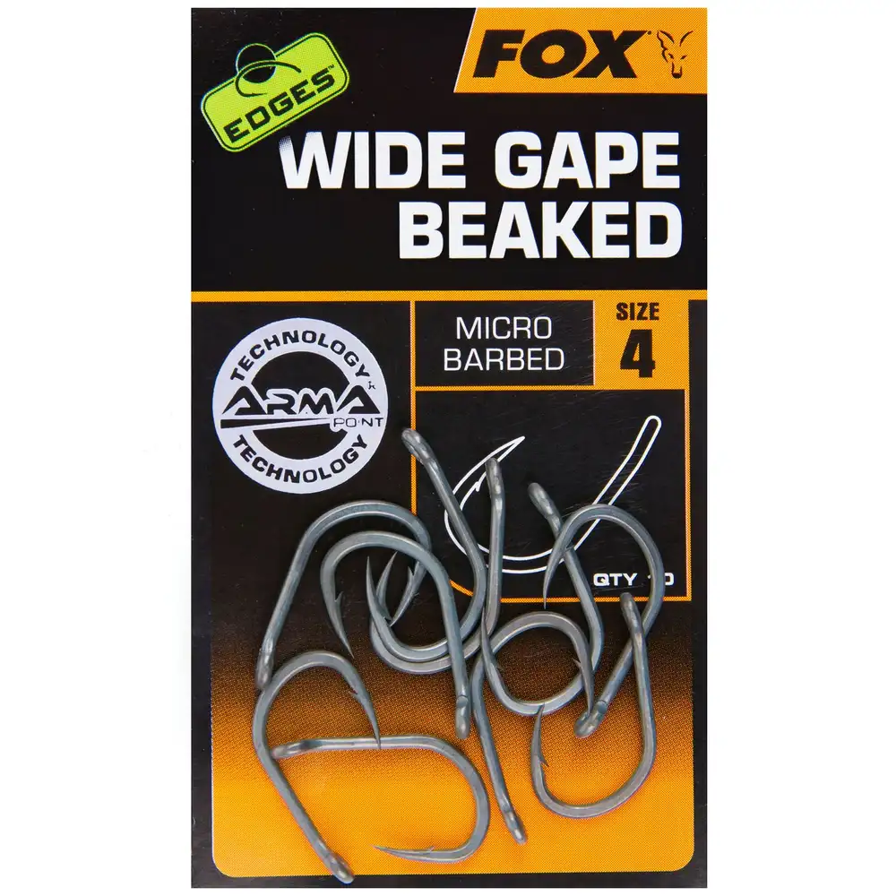 Fox Edges Wide Gape Beaked Haken 3 Fox Edges Wide Gape Beaked Haken