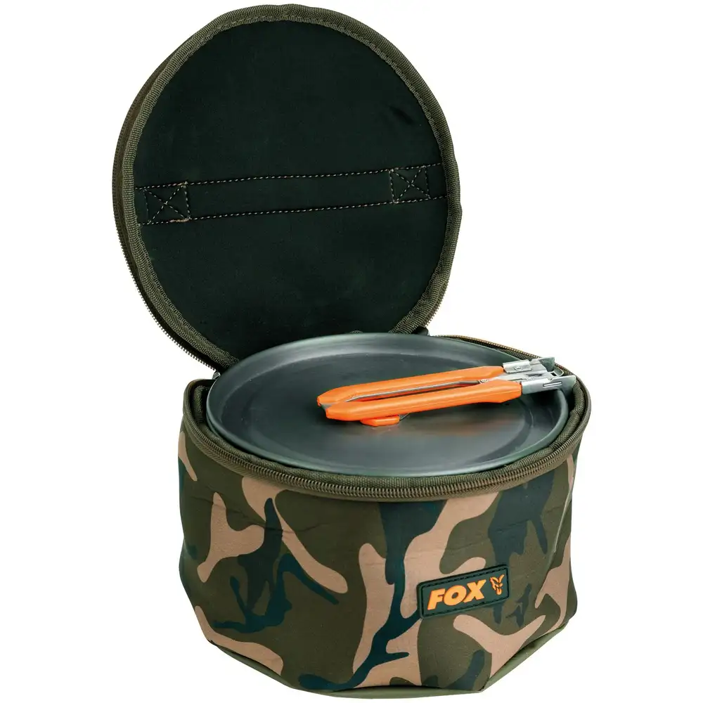 Fox Camo Fishing Cookset Bag 3 Fox Camo Fishing Cookset Bag