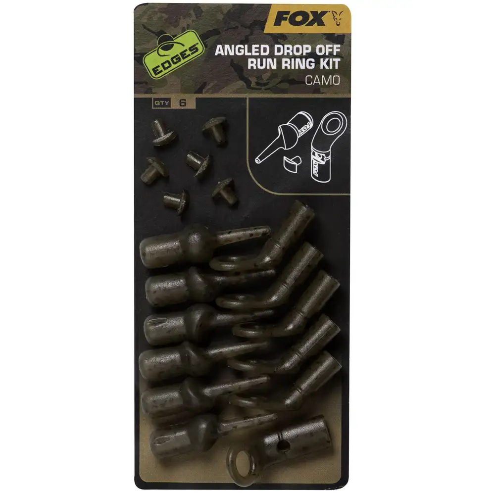 Fox Edges Angled Drop Off Run Rig, Gewinkeltes Kit, Camo 3 Fox Edges Angled Drop Off Run Rig, Gewinkeltes Kit, Camo