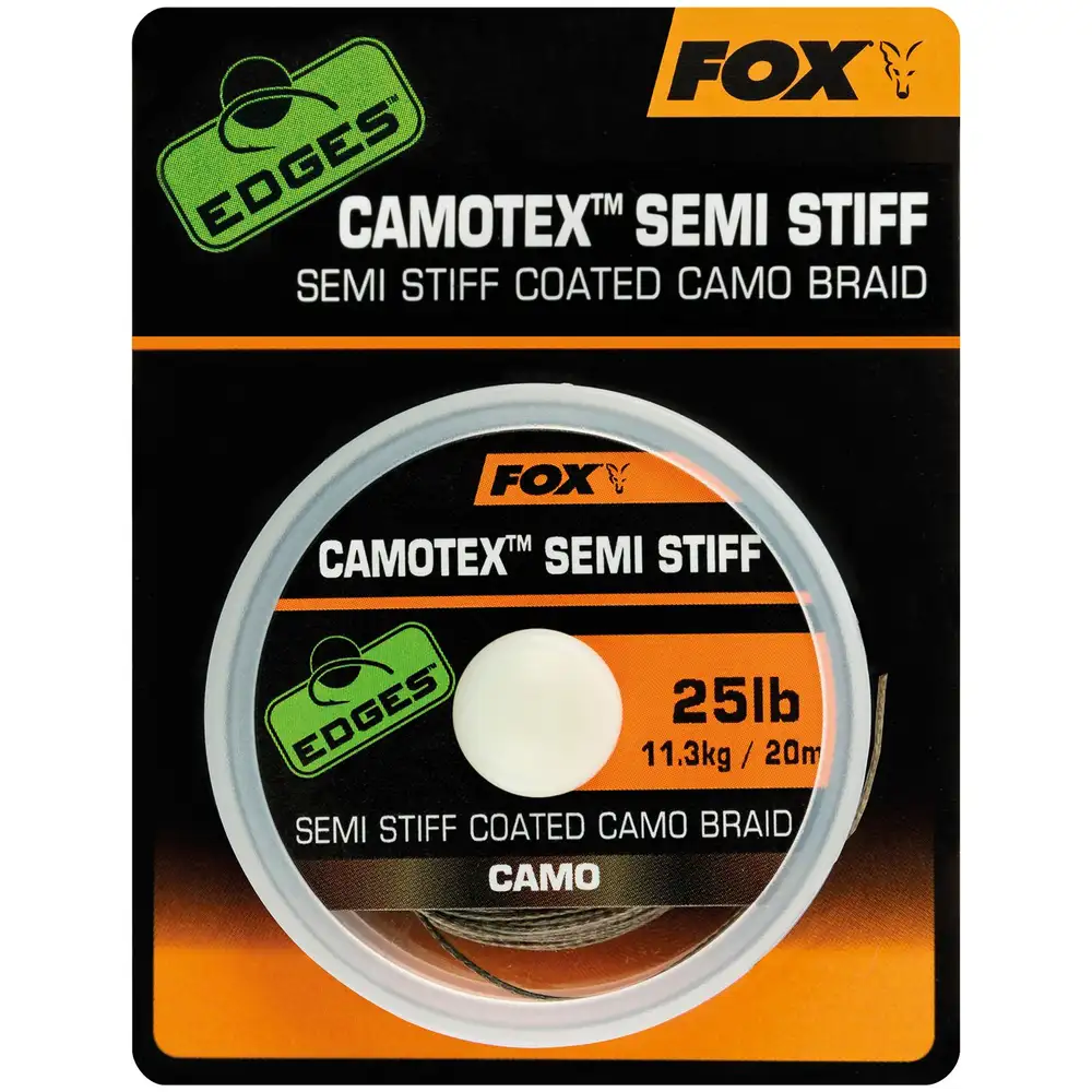 Fox Edges Camotex Semi Stiff, Vorfachmaterial 3 Fox Edges Camotex Semi Stiff, Vorfachmaterial